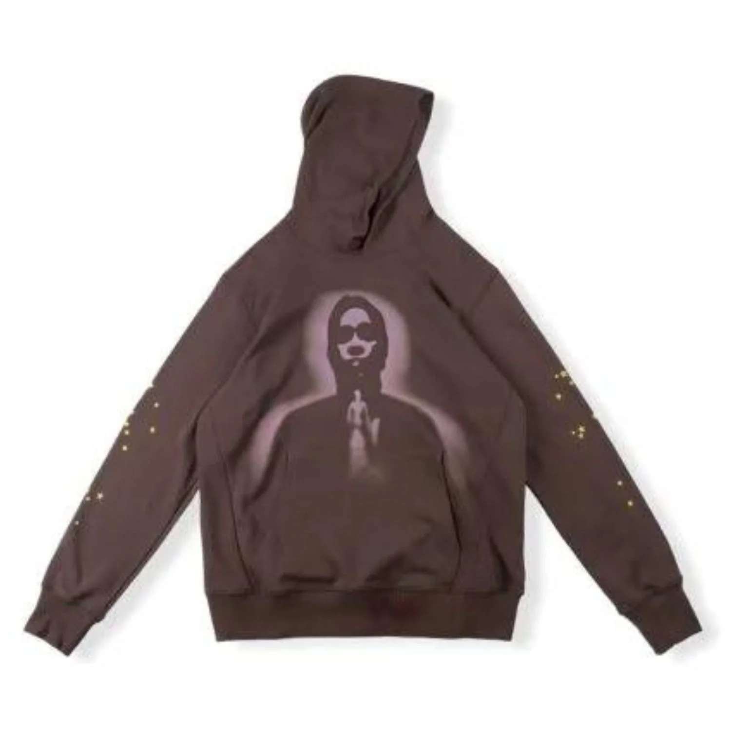 Sp5der Thug Hoodie Angel Brown Sp5der Thug Hoodie Angel Brown