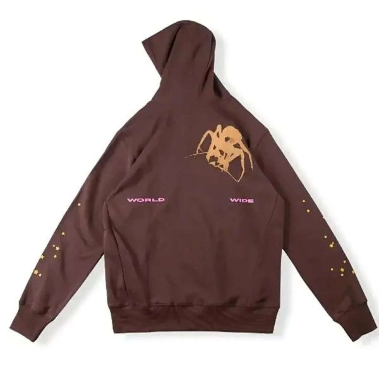 Sp5der Thug Hoodie Angel Brown Sp5der Thug Hoodie Angel Brown