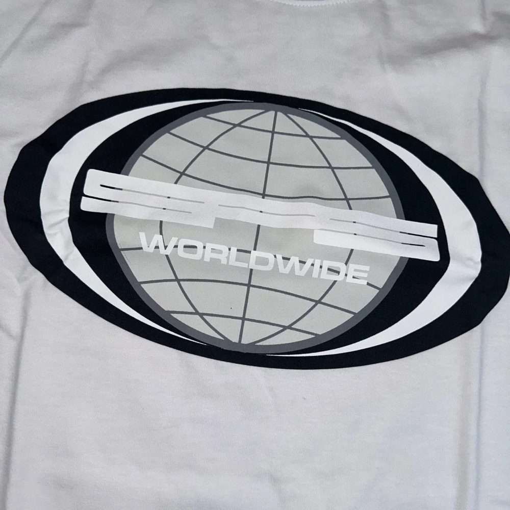 Sp5der Jumbo Globe Tee White