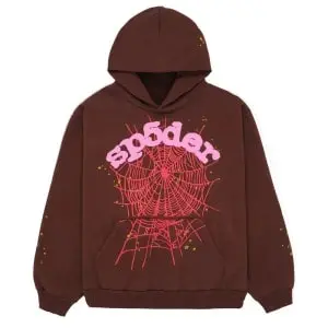 Brown Sp5der Hoodie