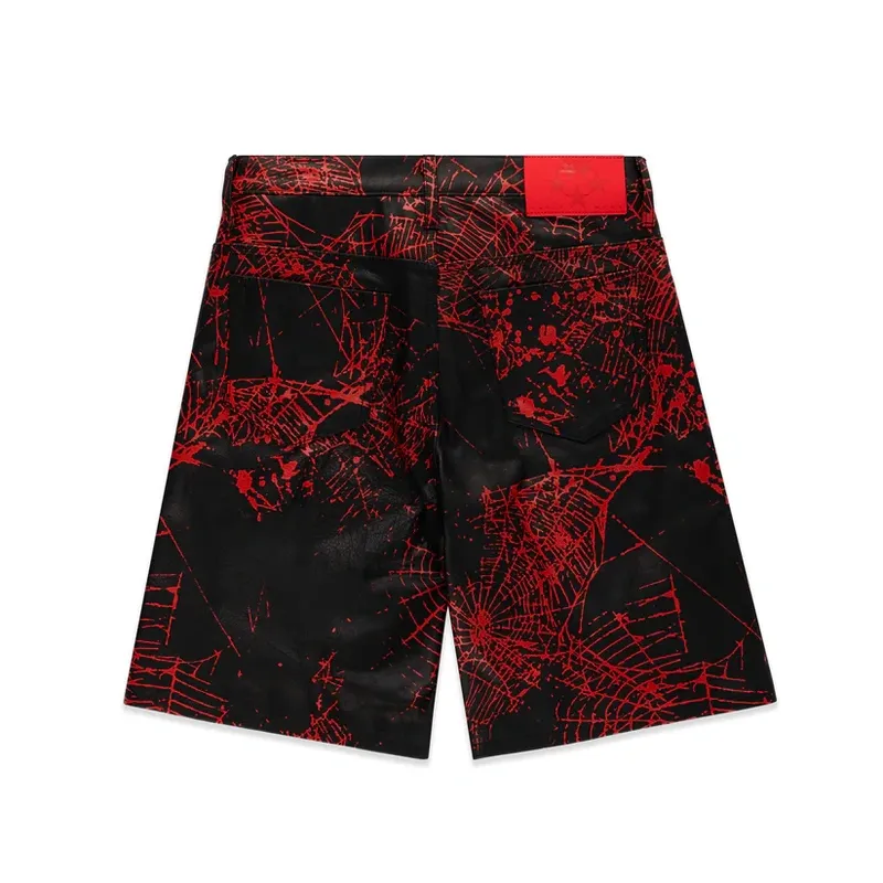 V2 WEB LEATHER SPIDER SHORTS