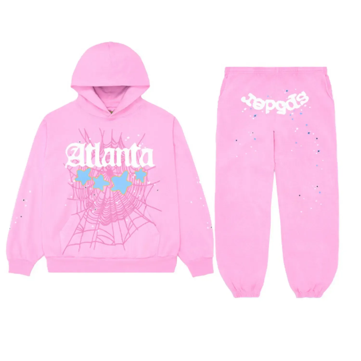 Sp5der Atlanta Tracksuit Pink Sp5der Atlanta Tracksuit Pink