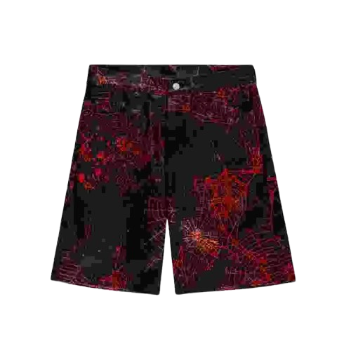 V2 WEB LEATHER SPIDER SHORTS