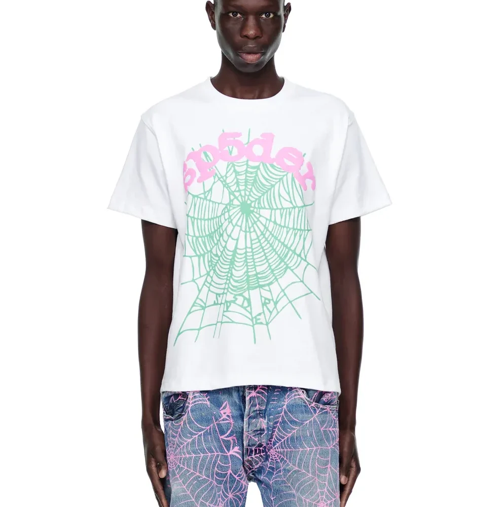 Sp5der OG Web Tee White