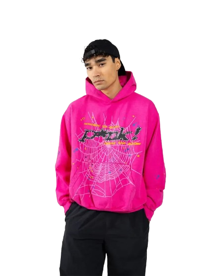 Sp5der P*NK Hoodie Pink