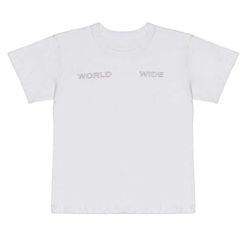 Sp5der Jumbo Globe Tee White