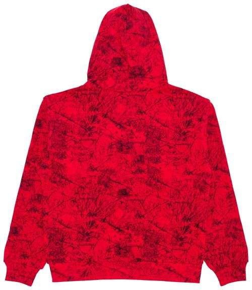 Sp5der OG Tree Camo Hoodie 'Red'