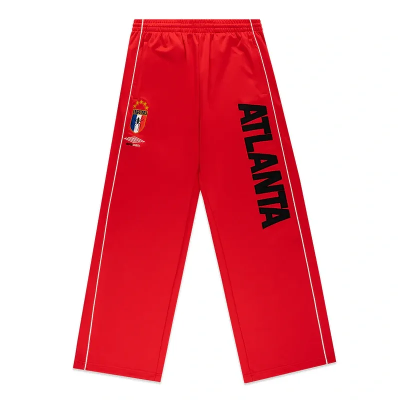 ATLANTA SP5DER TRACK PANT RED