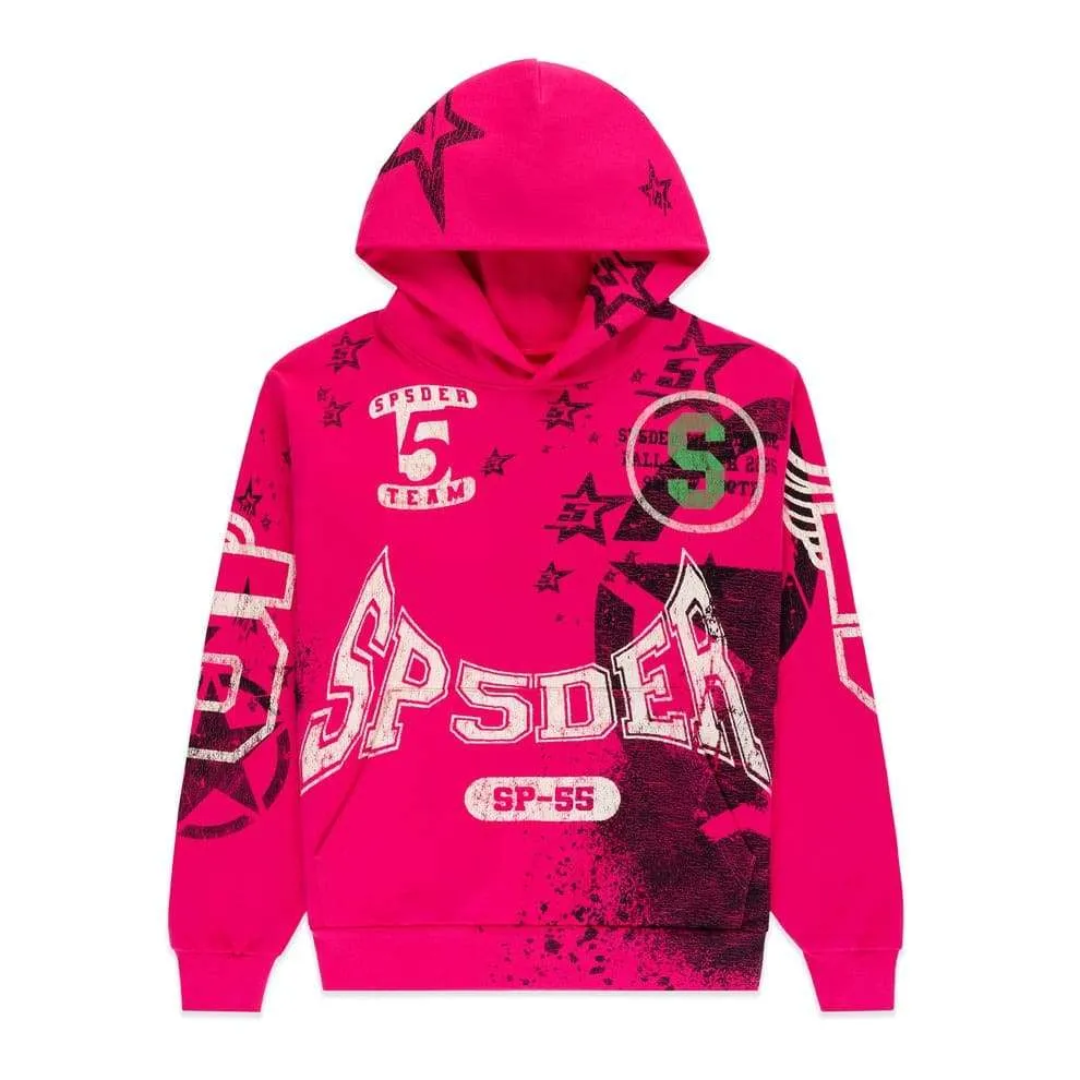 SP5DER STENCIL HOODIE