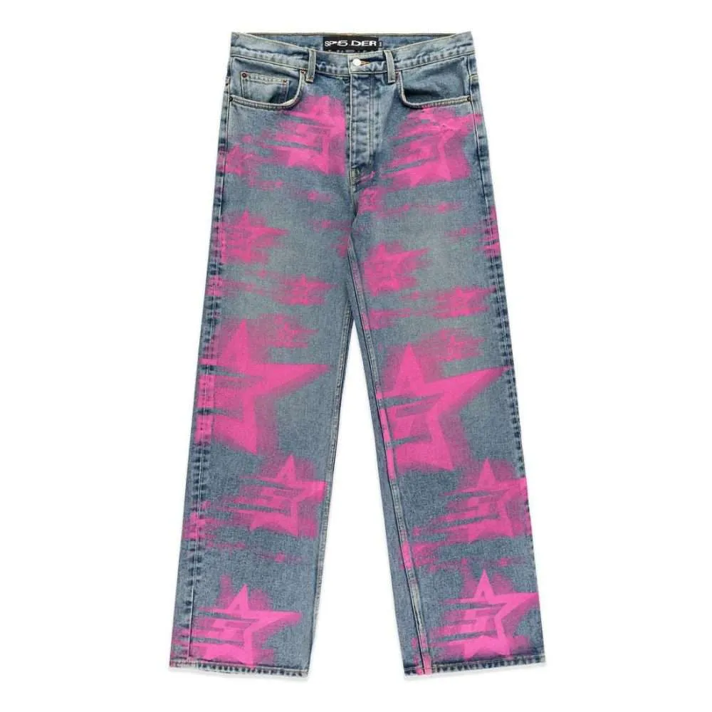 SP5DER 5 STAR BLUR DENIM