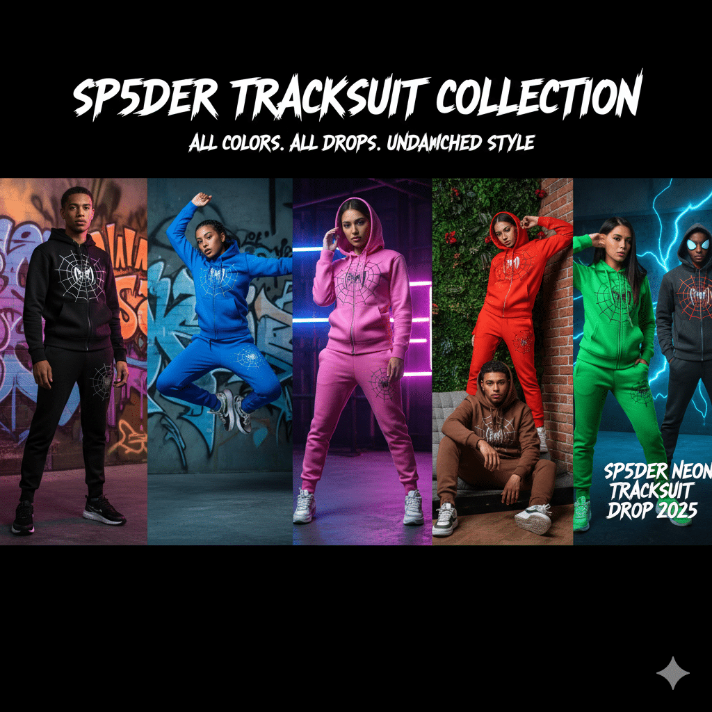 Luxury SP5DER Tracksuit Collection 2025