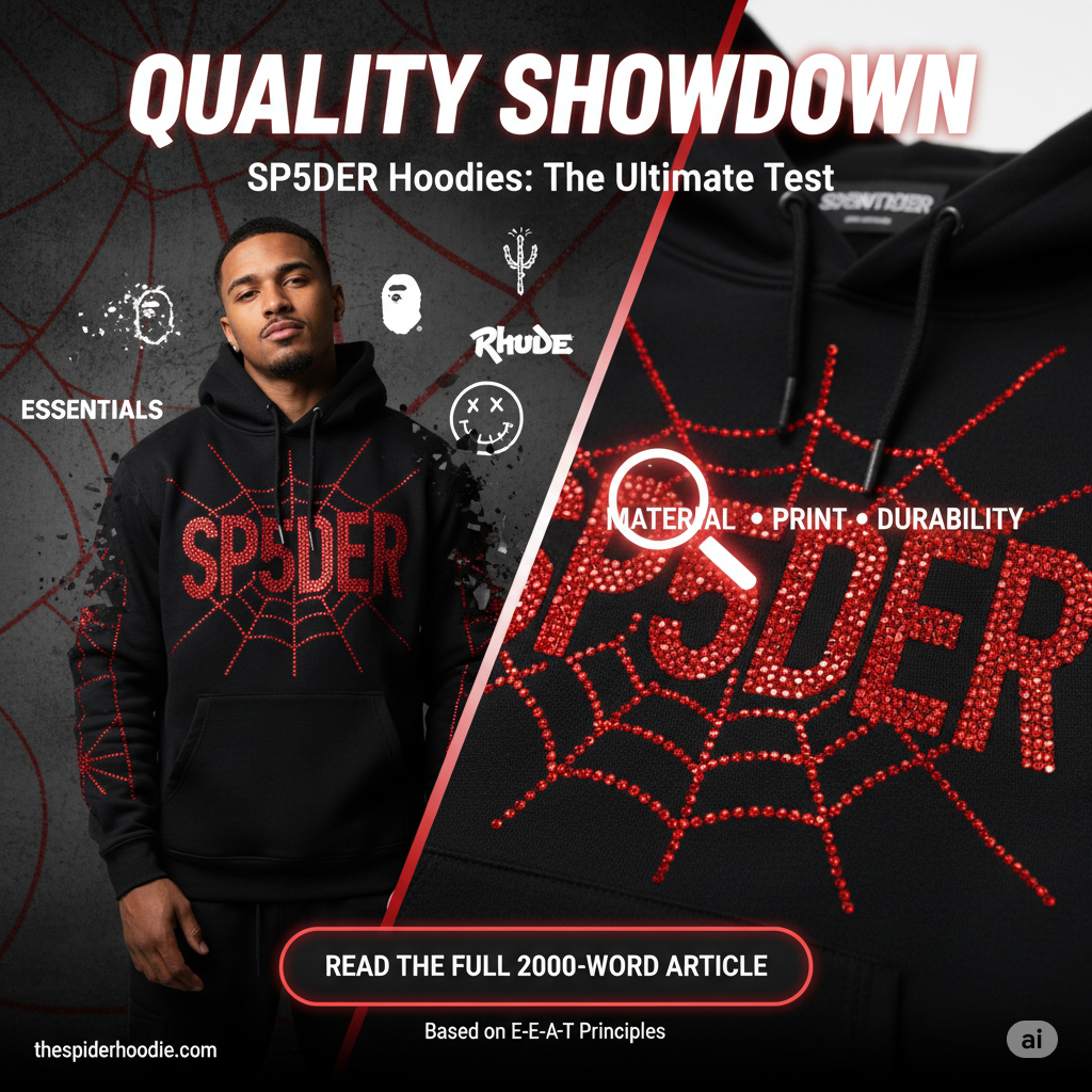 SP5DER Redefines Streetwear Hoodie Quality