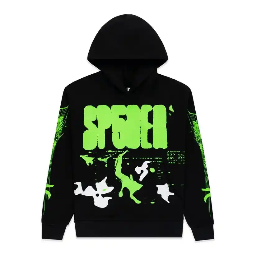 SP5DER X-RAY HOODIE – Black