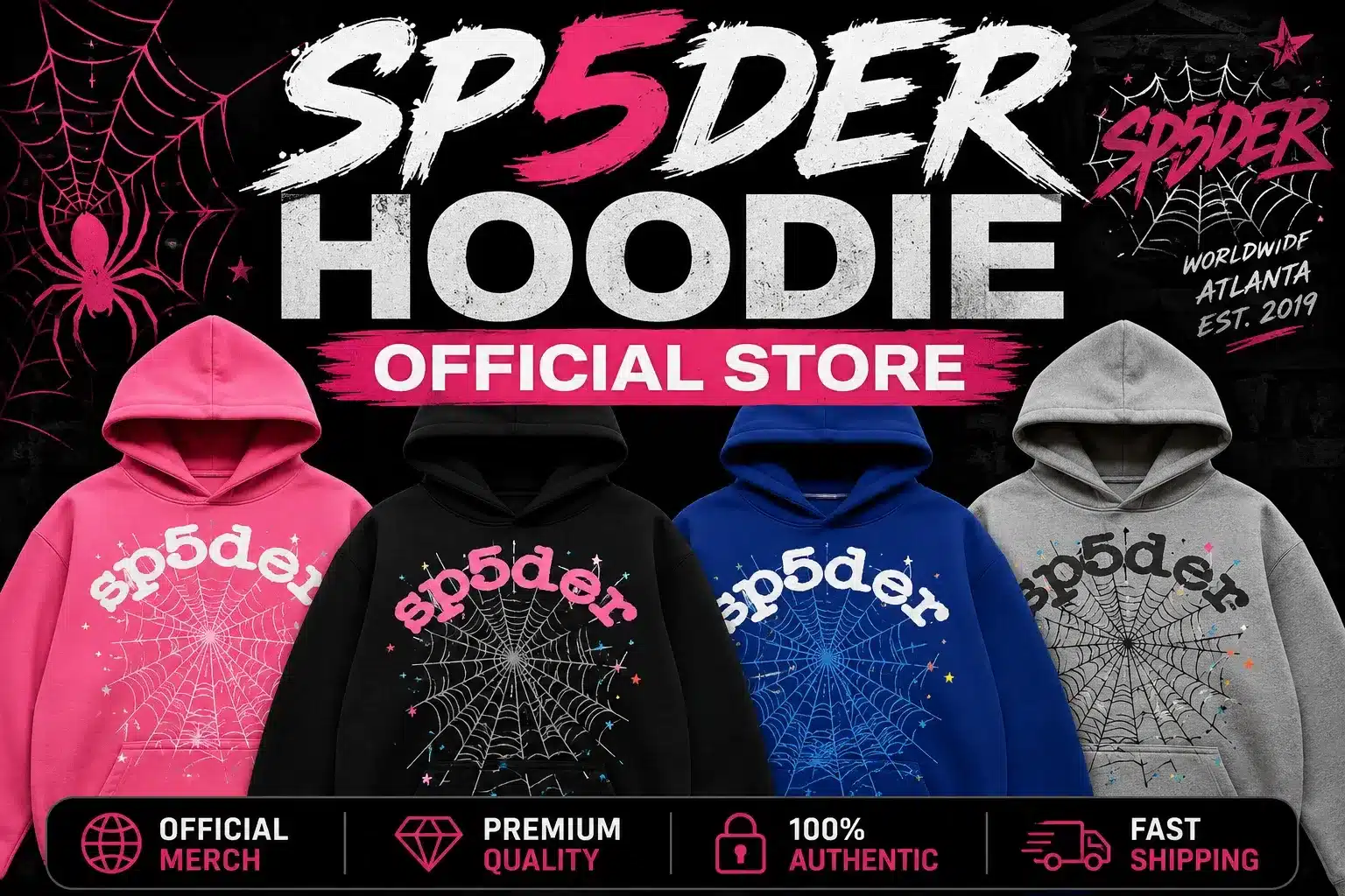 Sp5der Hoodie Official Store